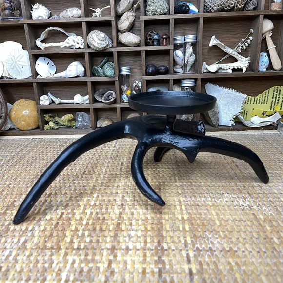 Antler Candle Holder for Pillar Candles Altar Incense Stand Witchy Decor - Picture 6 of 9